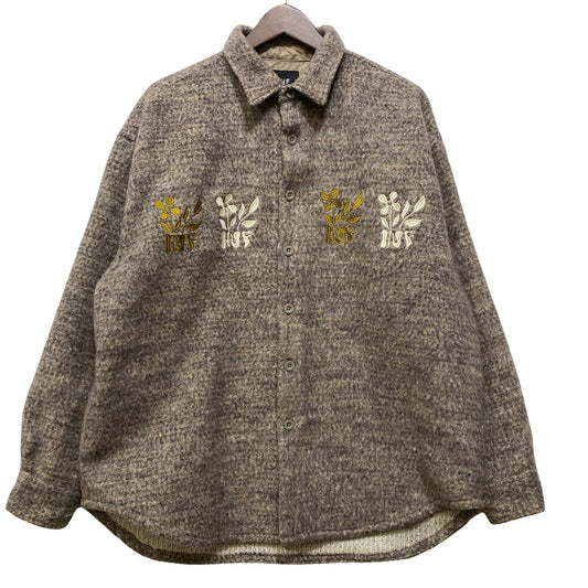【中古品】【メンズ】 HUF ハフ BLOSSOM LS SHIRT ブロッサム ロングスリーブ シャツ トップス 142-261024-ya-02-izu サイズ：M カラー：グレー 万代Net店