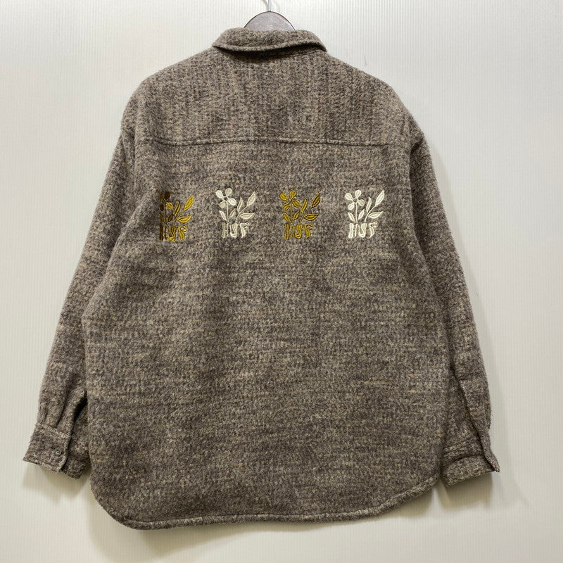 【中古品】【メンズ】 HUF ハフ BLOSSOM LS SHIRT ブロッサム ロングスリーブ シャツ トップス 142-261024-ya-02-izu サイズ：M カラー：グレー 万代Net店