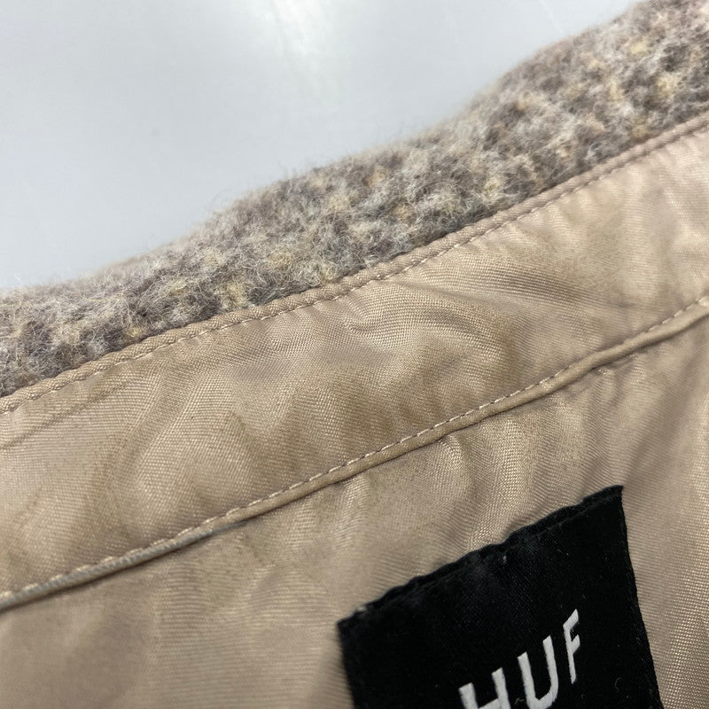 【中古品】【メンズ】 HUF ハフ BLOSSOM LS SHIRT ブロッサム ロングスリーブ シャツ トップス 142-261024-ya-02-izu サイズ：M カラー：グレー 万代Net店