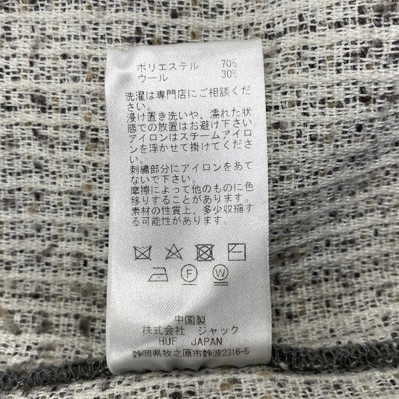【中古品】【メンズ】 HUF ハフ BLOSSOM LS SHIRT ブロッサム ロングスリーブ シャツ トップス 142-261024-ya-02-izu サイズ：M カラー：グレー 万代Net店