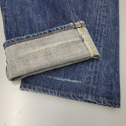 【中古品】【メンズ】 WAREHOUSE ウエアハウス 1001 SELVEDGE DENIM PANTS セルビッチ デニム パンツ ボトムス 156-261018-ms-15-izu サイズ：34×32 カラー：インディゴ 万代Net店
