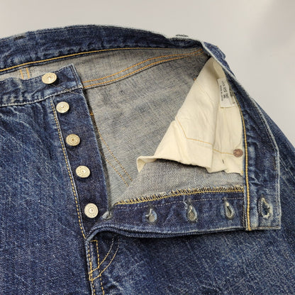 【中古品】【メンズ】 WAREHOUSE ウエアハウス 1001 SELVEDGE DENIM PANTS セルビッチ デニム パンツ ボトムス 156-261018-ms-15-izu サイズ：34×32 カラー：インディゴ 万代Net店