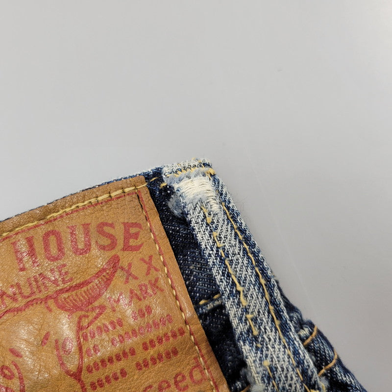 【中古品】【メンズ】 WAREHOUSE ウエアハウス 1001 SELVEDGE DENIM PANTS セルビッチ デニム パンツ ボトムス 156-261018-ms-15-izu サイズ：34×32 カラー：インディゴ 万代Net店