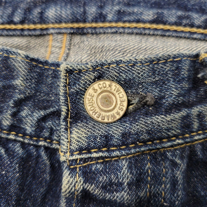 【中古品】【メンズ】 WAREHOUSE ウエアハウス 1001 SELVEDGE DENIM PANTS セルビッチ デニム パンツ ボトムス 156-261018-ms-15-izu サイズ：34×32 カラー：インディゴ 万代Net店