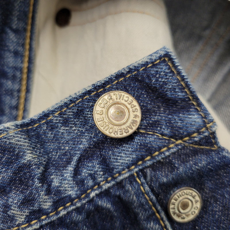 【中古品】【メンズ】 WAREHOUSE ウエアハウス 1001 SELVEDGE DENIM PANTS セルビッチ デニム パンツ ボトムス 156-261018-ms-15-izu サイズ：34×32 カラー：インディゴ 万代Net店
