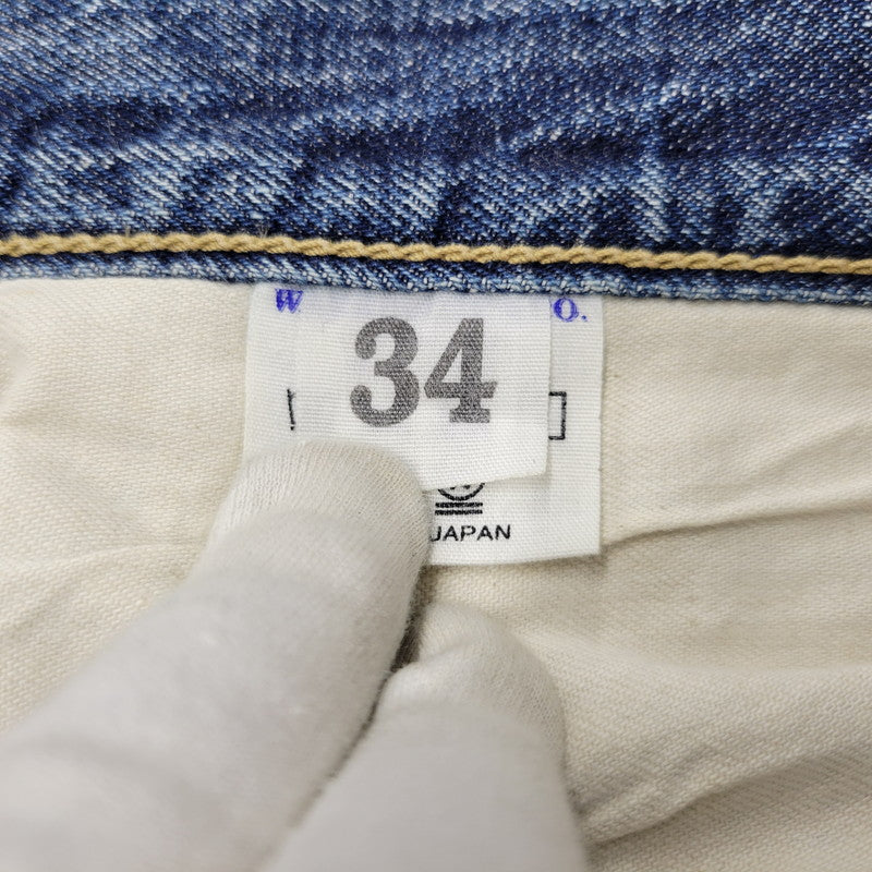 【中古品】【メンズ】 WAREHOUSE ウエアハウス 1001 SELVEDGE DENIM PANTS セルビッチ デニム パンツ ボトムス 156-261018-ms-15-izu サイズ：34×32 カラー：インディゴ 万代Net店