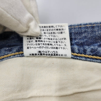 【中古品】【メンズ】 WAREHOUSE ウエアハウス 1001 SELVEDGE DENIM PANTS セルビッチ デニム パンツ ボトムス 156-261018-ms-15-izu サイズ：34×32 カラー：インディゴ 万代Net店