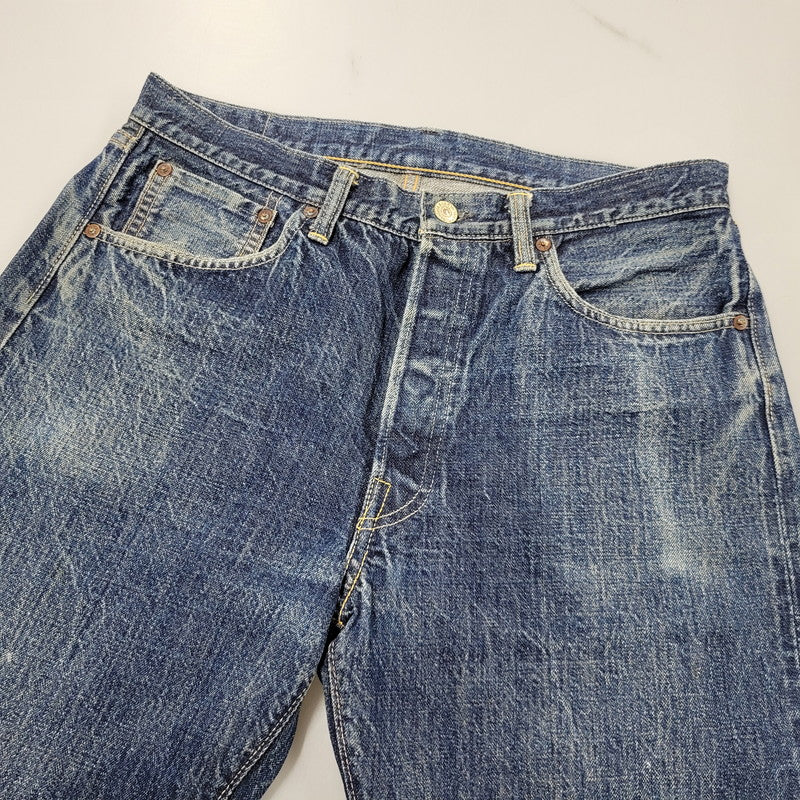 【中古品】【メンズ】 WAREHOUSE ウエアハウス 1001 SELVEDGE DENIM PANTS セルビッチ デニム パンツ ボトムス 156-261018-ms-15-izu サイズ：34×32 カラー：インディゴ 万代Net店