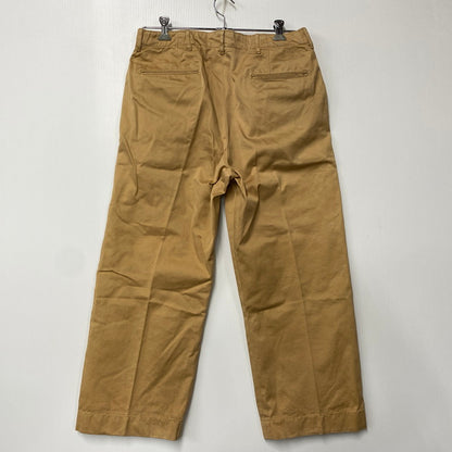 【中古品】【メンズ】 BUZZ RICKSON'S バズリクソンズ M43035 METAL BUTTON CHINO PANTS メタル ボタン チノ パンツ ボトムス 156-261018-kh-07-izu サイズ：W34 カラー：ベージュ 万代Net店