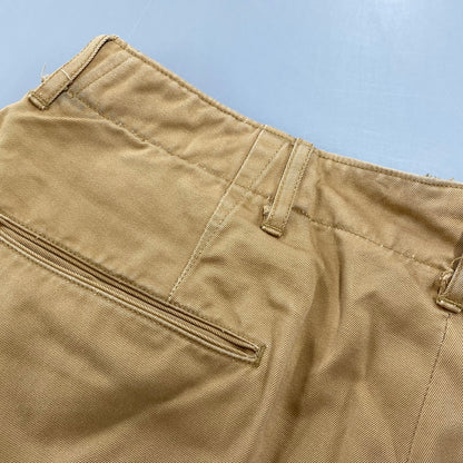 【中古品】【メンズ】 BUZZ RICKSON'S バズリクソンズ M43035 METAL BUTTON CHINO PANTS メタル ボタン チノ パンツ ボトムス 156-261018-kh-07-izu サイズ：W34 カラー：ベージュ 万代Net店