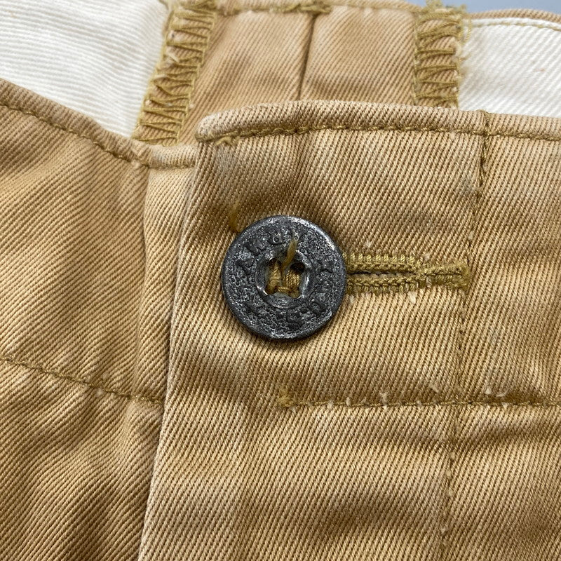 【中古品】【メンズ】 BUZZ RICKSON'S バズリクソンズ M43035 METAL BUTTON CHINO PANTS メタル ボタン チノ パンツ ボトムス 156-261018-kh-07-izu サイズ：W34 カラー：ベージュ 万代Net店