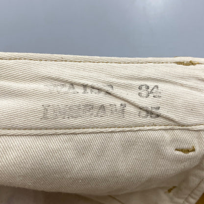 【中古品】【メンズ】 BUZZ RICKSON'S バズリクソンズ M43035 METAL BUTTON CHINO PANTS メタル ボタン チノ パンツ ボトムス 156-261018-kh-07-izu サイズ：W34 カラー：ベージュ 万代Net店