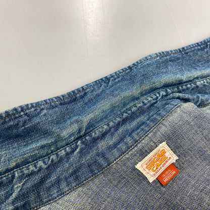 【中古品】【メンズ】 SUGAR CANE シュガーケーン STONE BUTTON DENIM SHIRT ストーン ボタン デニム シャツ ジャケットトップス 145-261023-ms-21-izu サイズ：M カラー：インディゴ 万代Net店