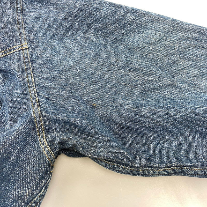 【中古品】【メンズ】 SUGAR CANE シュガーケーン STONE BUTTON DENIM SHIRT ストーン ボタン デニム シャツ ジャケットトップス 145-261023-ms-21-izu サイズ：M カラー：インディゴ 万代Net店