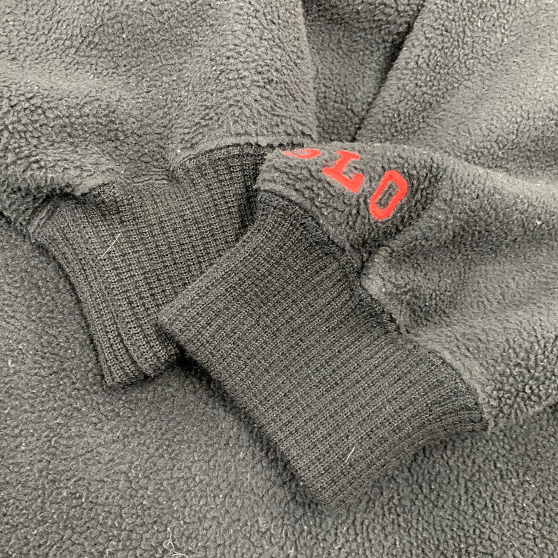 【中古品】【メンズ】 POLO SPORT ポロ スポーツ HALF BUTTON UP FLEECE JACKET ハーフ ボタン アップ フリース ジャケット アウター 146-261018-ya-05-izu サイズ：L カラー：ブラック 万代Net店