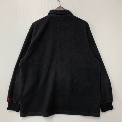 【中古品】【メンズ】 POLO SPORT ポロ スポーツ HALF BUTTON UP FLEECE JACKET ハーフ ボタン アップ フリース ジャケット アウター 146-261018-ya-05-izu サイズ：L カラー：ブラック 万代Net店