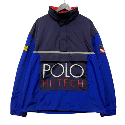 【中古品】【メンズ】 POLO BY RALPH LAUREN ポロ・ラルフローレン POLO HI - TECH JACKET ポロ ハイテック ジャケット アウター 147-261017-sm-08-izu サイズ：M カラー：ブルー 万代Net店
