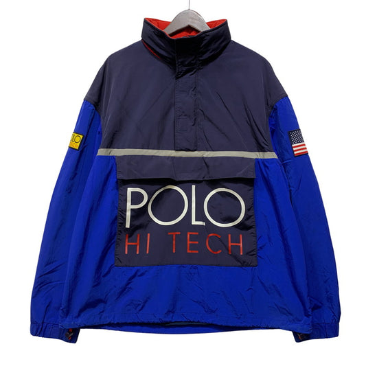 【中古品】【メンズ】 POLO BY RALPH LAUREN ポロ・バイ・ラルフローレン POLO HI - TECH JACKET ポロ ハイテック ジャケット アウター 147-261017-sm-08-izu サイズ：M カラー：ブルー 万代Net店