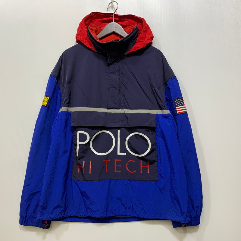 【中古品】【メンズ】 POLO BY RALPH LAUREN ポロ・ラルフローレン POLO HI - TECH JACKET ポロ ハイテック ジャケット アウター 147-261017-sm-08-izu サイズ：M カラー：ブルー 万代Net店