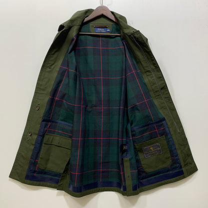 【中古品】【メンズ】 POLO RALPH LAUREN ポロ・ラルフローレン HOODED FIELD COAT フーデッド フィールド コート アウター 147-261017-sm-07-izu サイズ：M カラー：オリーブ 万代Net店