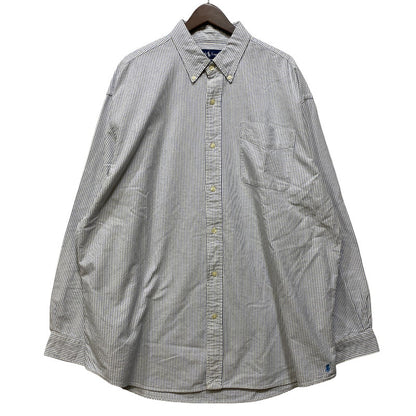 【中古品】【メンズ】 RALPH LAUREN ラルフローレン × BEAMS ビームス STRIPE L S SHIRT ストライプ ロングスリーブ シャツ 長袖 トップス 147-261023-ｍｓ-19-izu サイズ：XL カラー：BLUE WHITE 万代Net店