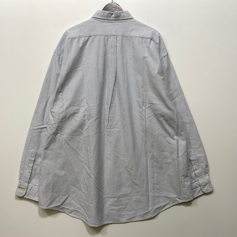 【中古品】【メンズ】 RALPH LAUREN ラルフローレン × BEAMS ビームス STRIPE L S SHIRT ストライプ ロングスリーブ シャツ 長袖 トップス 147-261023-ｍｓ-19-izu サイズ：XL カラー：BLUE WHITE 万代Net店