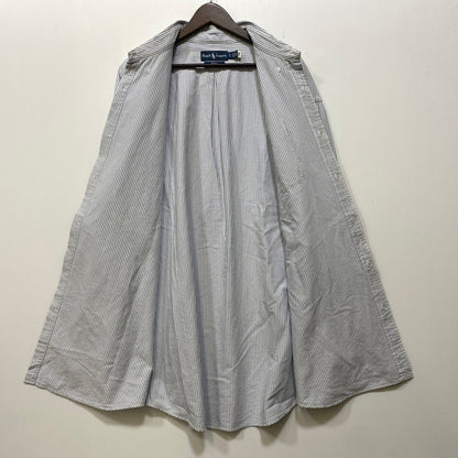 【中古品】【メンズ】 RALPH LAUREN ラルフローレン × BEAMS ビームス STRIPE L S SHIRT ストライプ ロングスリーブ シャツ 長袖 トップス 147-261023-ｍｓ-19-izu サイズ：XL カラー：BLUE WHITE 万代Net店
