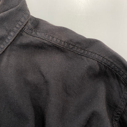 【中古品】【メンズ】 RRL ダブルアールエル COTTON L S SHIRT コットン ロングスリーブ シャツ 長袖 トップス 145-261023-ms-22-izu サイズ：L カラー：ブラック 万代Net店