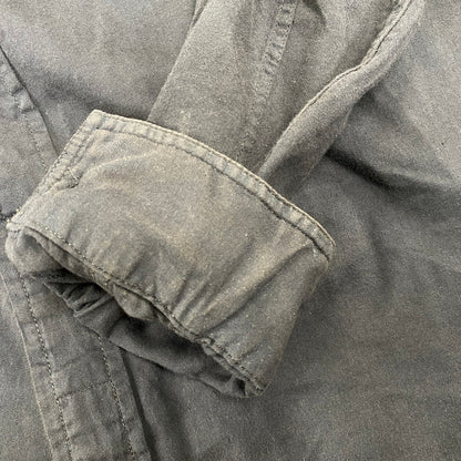 【中古品】【メンズ】 RRL ダブルアールエル COTTON L S SHIRT コットン ロングスリーブ シャツ 長袖 トップス 145-261023-ms-22-izu サイズ：L カラー：ブラック 万代Net店