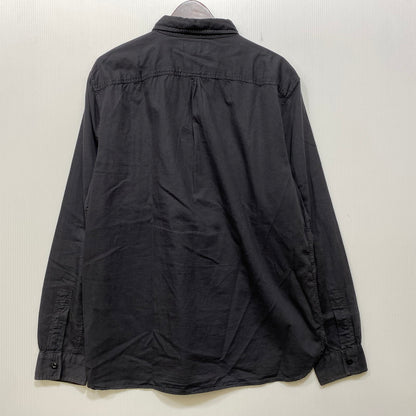 【中古品】【メンズ】 RRL ダブルアールエル COTTON L S SHIRT コットン ロングスリーブ シャツ 長袖 トップス 145-261023-ms-22-izu サイズ：L カラー：ブラック 万代Net店
