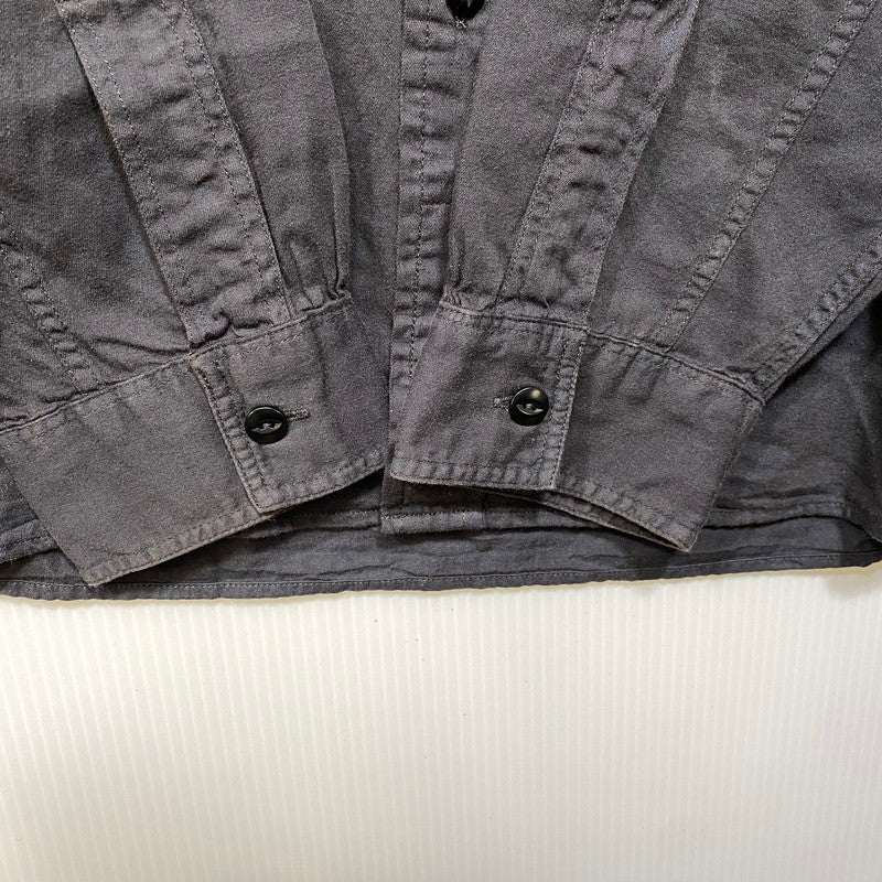 【中古品】【メンズ】 RRL ダブルアールエル COTTON L S SHIRT コットン ロングスリーブ シャツ 長袖 トップス 145-261023-ms-22-izu サイズ：L カラー：ブラック 万代Net店