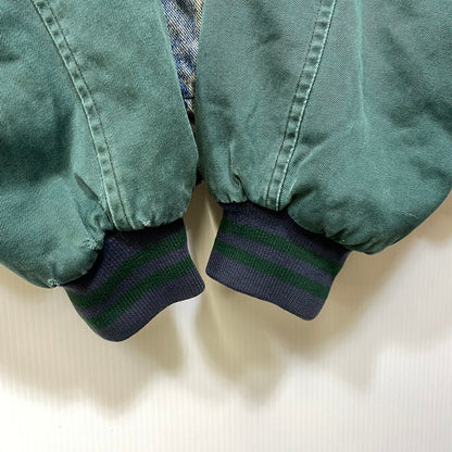【現状渡し品】【メンズ】 OLD GAP オールド ギャップ DENIM STADIUM JACKET デニム スタジアム ジャケット アウター 146-261024-ya-04-izu サイズ：下記参照 カラー：ライトブルー×グリーン 万代Net店
