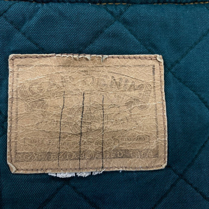 【現状渡し品】【メンズ】 OLD GAP オールド ギャップ DENIM STADIUM JACKET デニム スタジアム ジャケット アウター 146-261024-ya-04-izu サイズ：下記参照 カラー：ライトブルー×グリーン 万代Net店