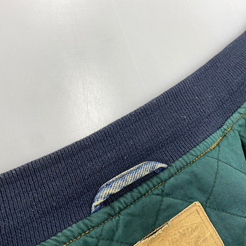 【現状渡し品】【メンズ】 OLD GAP オールド ギャップ DENIM STADIUM JACKET デニム スタジアム ジャケット アウター 146-261024-ya-04-izu サイズ：下記参照 カラー：ライトブルー×グリーン 万代Net店