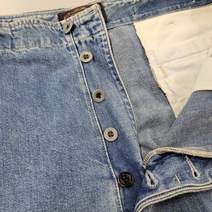 【中古品】【メンズ】 RRL ダブルアールエル DENIM CARGO PANTS デニム カーゴ パンツ ボトムス 156-261018-ms-17-izu サイズ：下記参照 カラー：ライトインディゴ 万代Net店