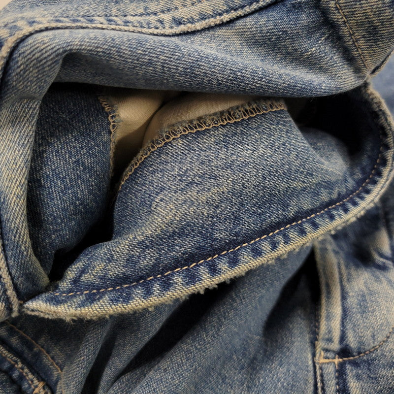 【中古品】【メンズ】 RRL ダブルアールエル DENIM CARGO PANTS デニム カーゴ パンツ ボトムス 156-261018-ms-17-izu サイズ：下記参照 カラー：ライトインディゴ 万代Net店