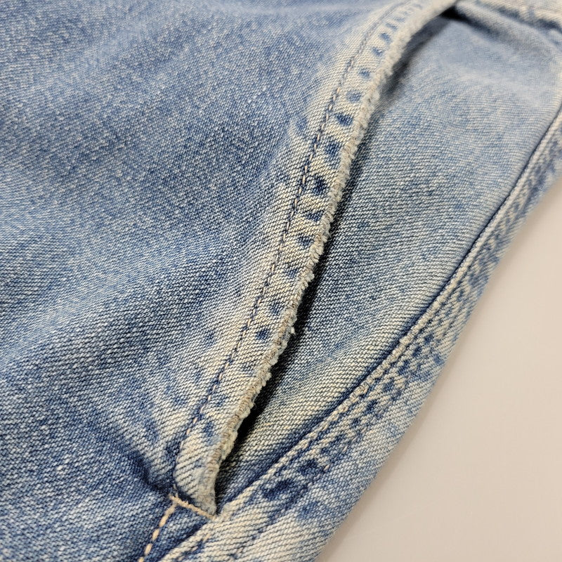 【中古品】【メンズ】 RRL ダブルアールエル DENIM CARGO PANTS デニム カーゴ パンツ ボトムス 156-261018-ms-17-izu サイズ：下記参照 カラー：ライトインディゴ 万代Net店