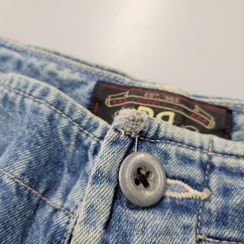 【中古品】【メンズ】 RRL ダブルアールエル DENIM CARGO PANTS デニム カーゴ パンツ ボトムス 156-261018-ms-17-izu サイズ：下記参照 カラー：ライトインディゴ 万代Net店