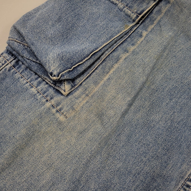 【中古品】【メンズ】 RRL ダブルアールエル DENIM CARGO PANTS デニム カーゴ パンツ ボトムス 156-261018-ms-17-izu サイズ：下記参照 カラー：ライトインディゴ 万代Net店