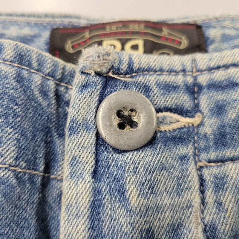 【中古品】【メンズ】 RRL ダブルアールエル DENIM CARGO PANTS デニム カーゴ パンツ ボトムス 156-261018-ms-17-izu サイズ：下記参照 カラー：ライトインディゴ 万代Net店