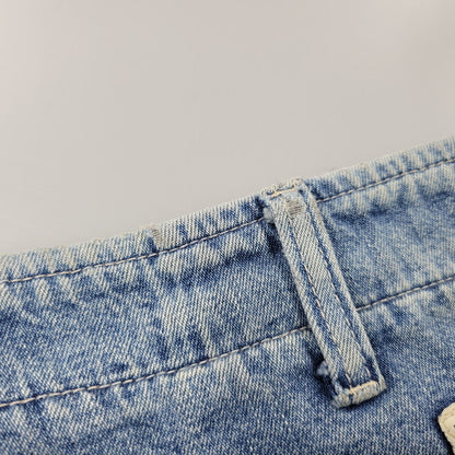 【中古品】【メンズ】 RRL ダブルアールエル DENIM CARGO PANTS デニム カーゴ パンツ ボトムス 156-261018-ms-17-izu サイズ：下記参照 カラー：ライトインディゴ 万代Net店
