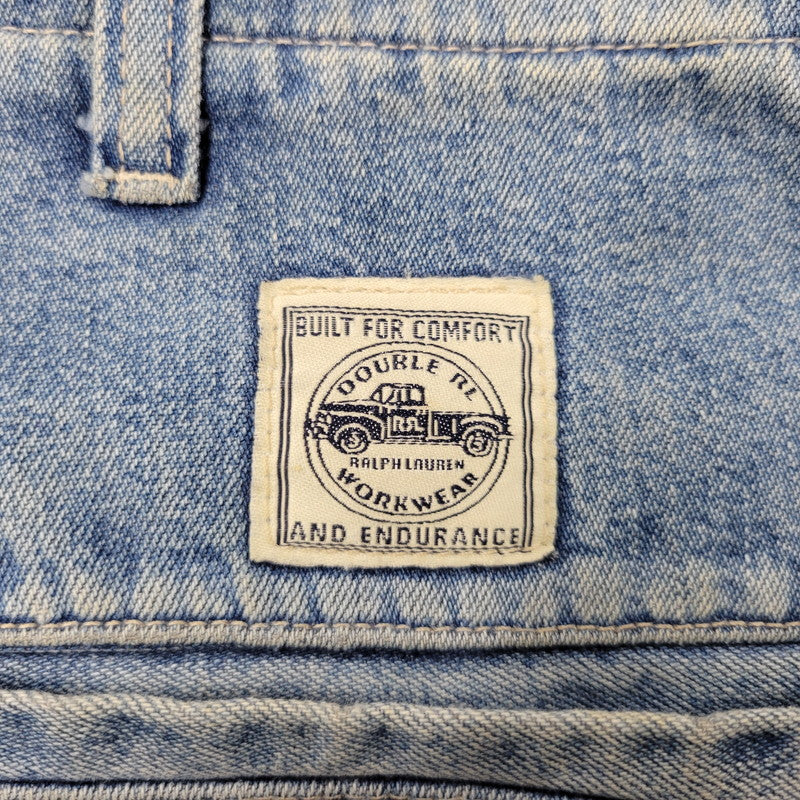 【中古品】【メンズ】 RRL ダブルアールエル DENIM CARGO PANTS デニム カーゴ パンツ ボトムス 156-261018-ms-17-izu サイズ：下記参照 カラー：ライトインディゴ 万代Net店