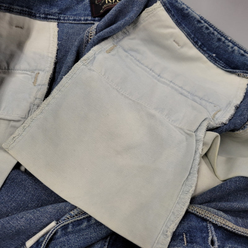 【中古品】【メンズ】 RRL ダブルアールエル DENIM CARGO PANTS デニム カーゴ パンツ ボトムス 156-261018-ms-17-izu サイズ：下記参照 カラー：ライトインディゴ 万代Net店