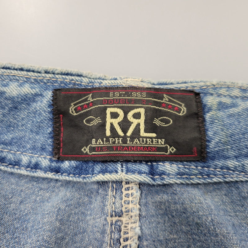 【中古品】【メンズ】 RRL ダブルアールエル DENIM CARGO PANTS デニム カーゴ パンツ ボトムス 156-261018-ms-17-izu サイズ：下記参照 カラー：ライトインディゴ 万代Net店