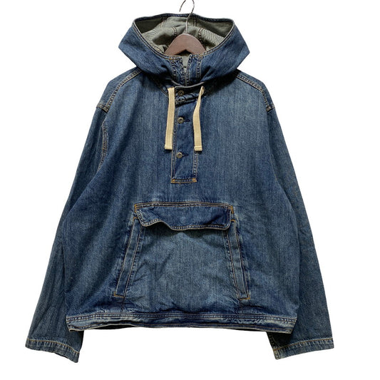【中古品】【メンズ】 GAP ギャップ S 682974-00 1969 DENIM ANORAK PARKA デニム アノラック パーカー トップス 長袖 147-261024-ya-03-izu サイズ：M カラー：インディゴ 万代Net店