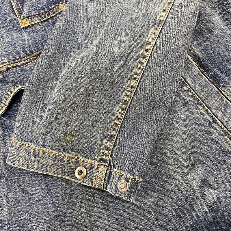 【中古品】【メンズ】 GAP ギャップ S 682974-00 1969 DENIM ANORAK PARKA デニム アノラック パーカー トップス 長袖 147-261024-ya-03-izu サイズ：M カラー：インディゴ 万代Net店
