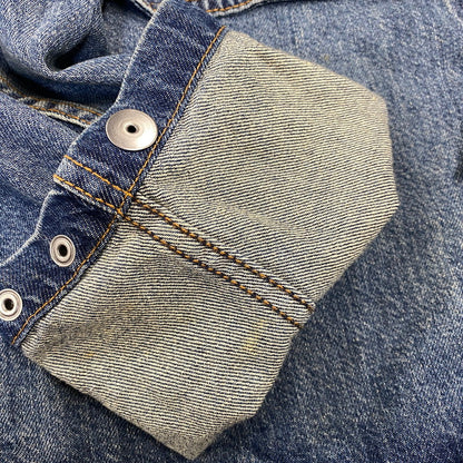 【中古品】【メンズ】 GAP ギャップ S 682974-00 1969 DENIM ANORAK PARKA デニム アノラック パーカー トップス 長袖 147-261024-ya-03-izu サイズ：M カラー：インディゴ 万代Net店