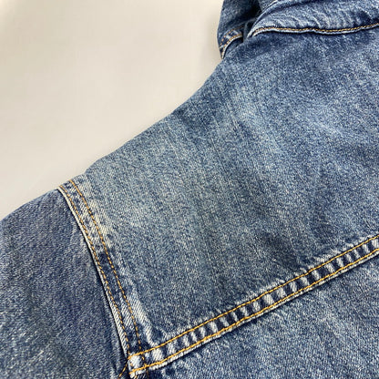 【中古品】【メンズ】 GAP ギャップ S 682974-00 1969 DENIM ANORAK PARKA デニム アノラック パーカー トップス 長袖 147-261024-ya-03-izu サイズ：M カラー：インディゴ 万代Net店