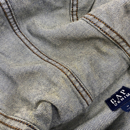 【中古品】【メンズ】 GAP ギャップ S 682974-00 1969 DENIM ANORAK PARKA デニム アノラック パーカー トップス 長袖 147-261024-ya-03-izu サイズ：M カラー：インディゴ 万代Net店