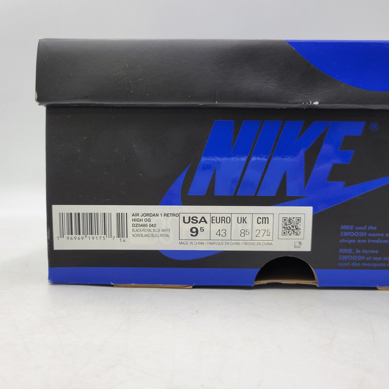 【中古品】【メンズ】 NIKE ナイキ DZ5485-042 AIR JORDAN RETRO HIGH OG エア ジョーダン レトロ ハイ オリジナル スニーカー シューズ 靴 160-261017-cs-08-izu サイズ：27.5cm カラー：BLACK/ROYAL BLUE-WHITE 万代Net店